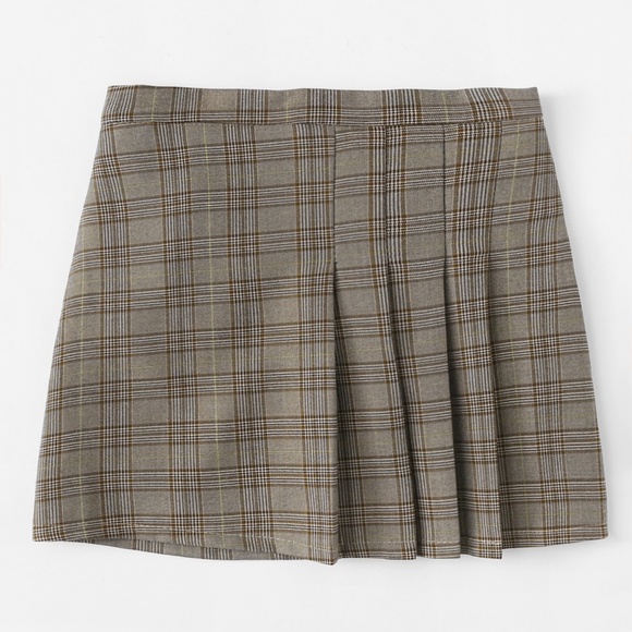 Dresses & Skirts - KOREAN STYLE SCHOOL GIRL SIDE-PLEAT MOCHA SKIRT